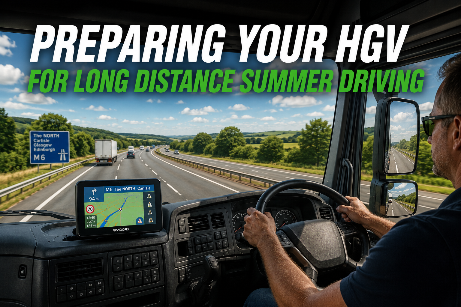 Preparing Your HGV for Long Distance Summer Driving