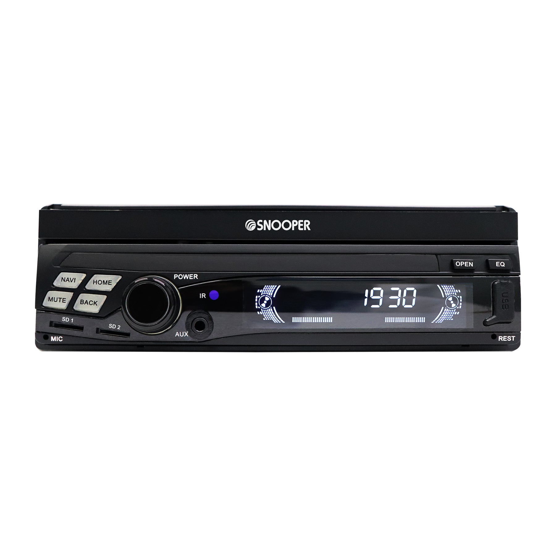 Snooper SMH-725DAB Single Din 7" Multimedia Receiver with Apple CarPlay, Android Auto, DAB/DAB+