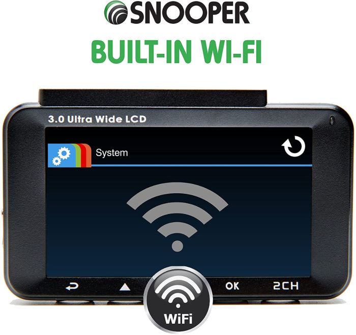 Snooper My-Cam-RFC2 HD Dash Cam with Rear Camera