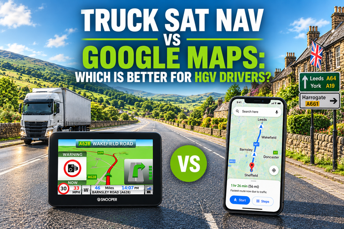 Truck Sat Nav vs Google Maps: Which Is Better for HGV Drivers?