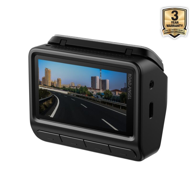 Haulage - Road Angel Halo Elite 4K (2160p) & 1K (1080p) Dual Dash Cam With Sony Starvis 2 Enhanced Night Vision Video Technology!- With 128GB SD Card & Hardwiring Kit Bundle