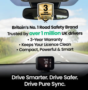 Pure Sync by Road Angel - Smart Road Safety & Camera Awareness Assistant