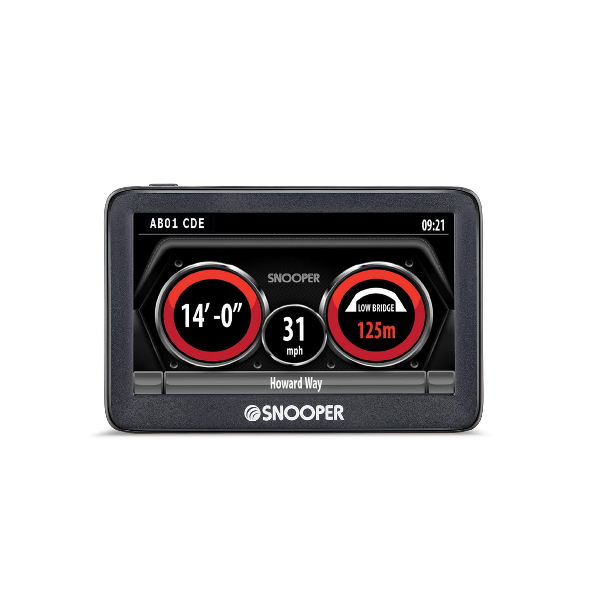 Trade Offer S5100 Truckmate Bridge-Saver-Plus Low Bridge Alert System with 5" LCD Touchscreen