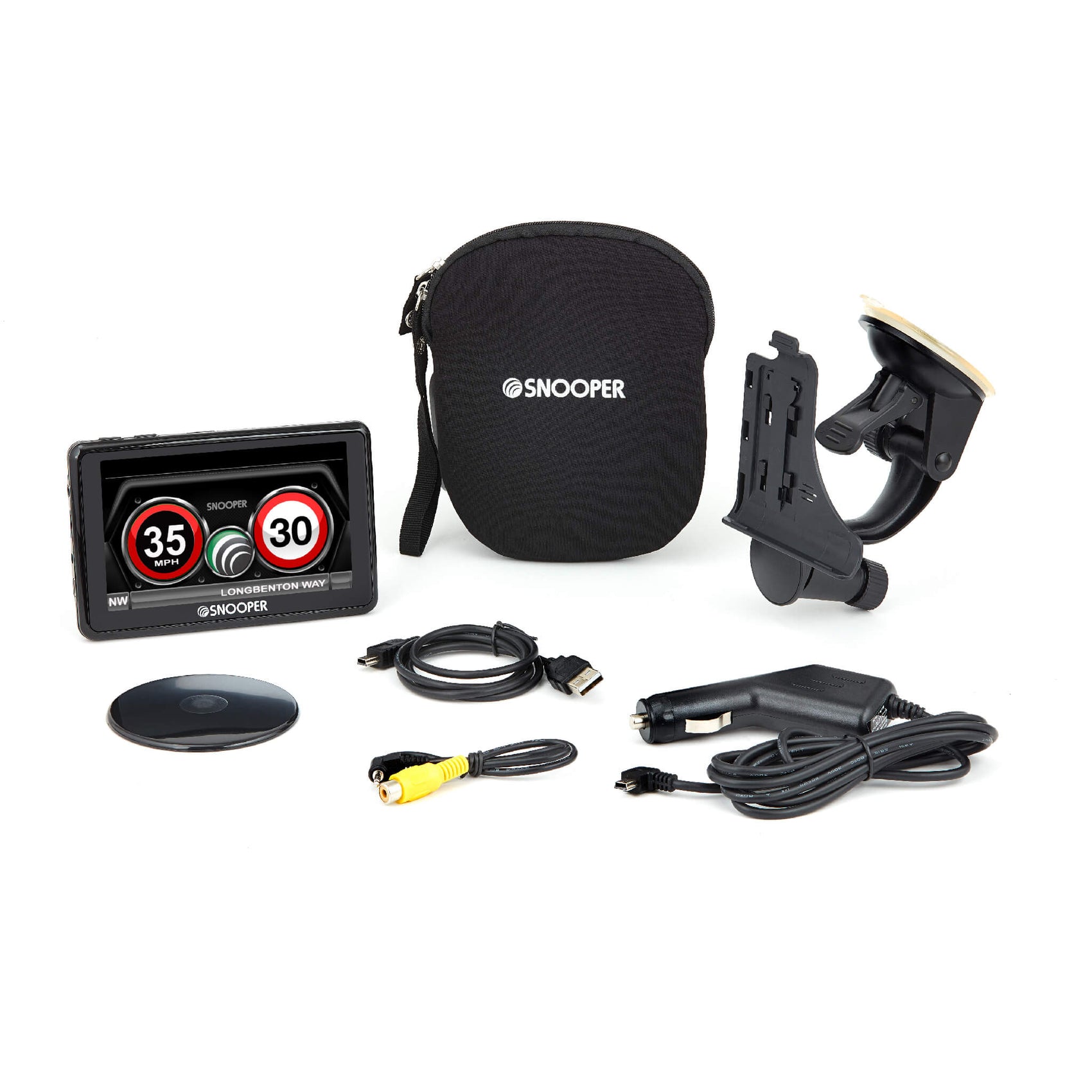 SC5900 My-Speed DVR G3. Speed Limits, Speed cameras, HD Dash Cam | Snooper