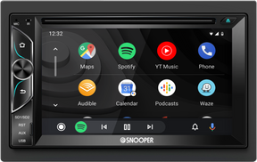 Snooper SMH-620DAB Double Din 6.2" Capacitive Touchscreen DVD/CD Multimedia Receiver