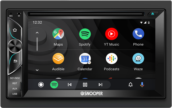 Snooper SMH-620DAB Double Din 6.2" Capacitive Touchscreen DVD/CD Multimedia Receiver