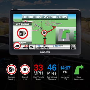 S9900-Pro Ventura 9" Caravan & Motorhome Sat Nav with Magnetic Mount