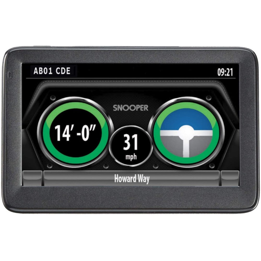 Truckmate Bridge-Saver Warnsystem für niedrige Brücken mit 5-Zoll-LCD-Touchscreen