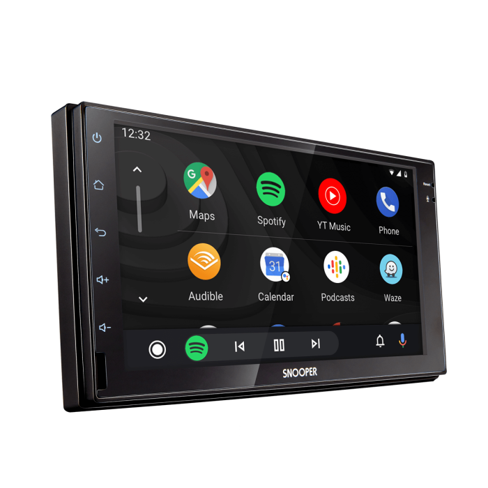 Snooper SMH-520DAB 7" Mechless Multimedia Receiver with Advanced Smartphone Control