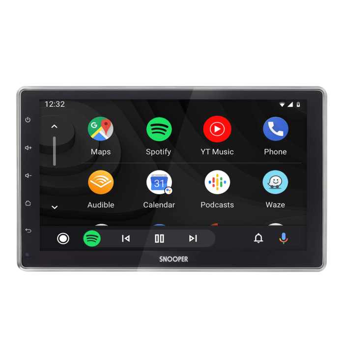 Snooper SMH-550DAB Multimedia Player with 10.1" Floating Screen and Advanced Smartphone Control