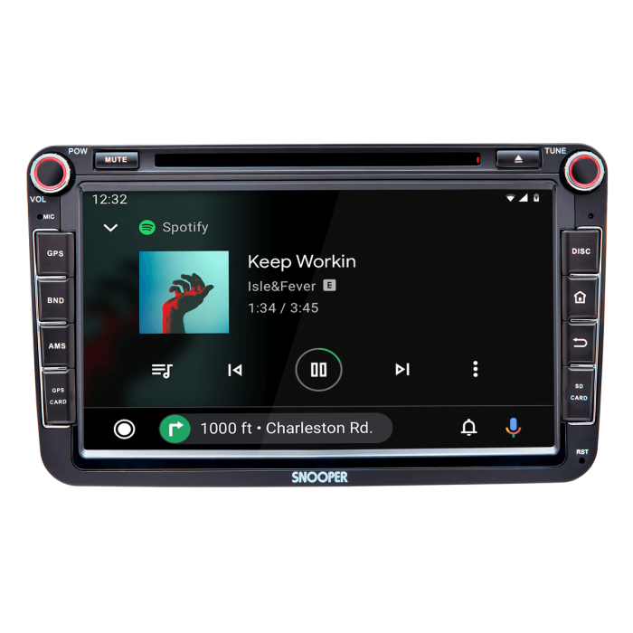 Snooper SMH-580VW 8" VW OEM Fit Navigations-Upgrade
