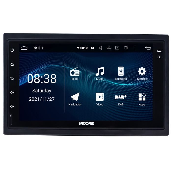 Snooper SMH-520DAB 7" Mechless Multimedia Receiver with Advanced Smartphone Control